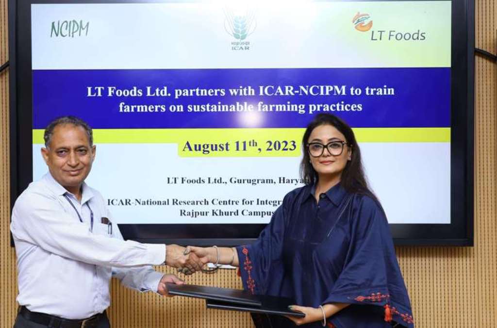 LT Foods collaborates with ICAR-NCIPM to train farmers in sustainable farming practices